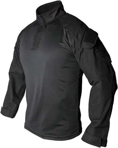 Vista 2 de Vertx Men's Recon Shirt, Long Sleeve Zipper Tactical Work Top with Pockets, Ripstop Fabric, EDC Survival Gear