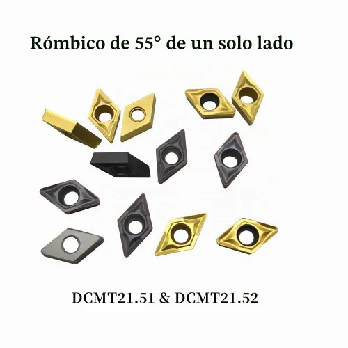 Vista 7 de DCMT21.51 DCMT21.52 DCMT070204 DCMT070208 Insertos de torneado de carburo 20 insertos DCMT21.51