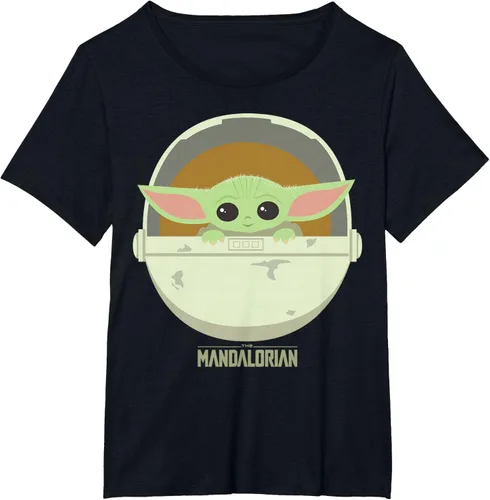 Vista 25 de Star Wars The Mandalorian The Child Bassinet - Camiseta con retrato Negro