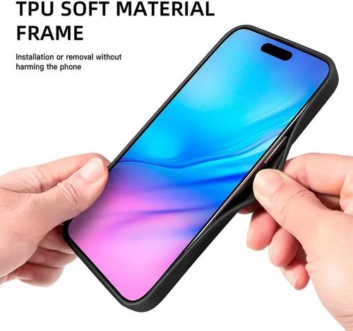 Vista 8 de Pzwoxukhov Funda compatible con Huawei Pura 90 Pro Max, color negro