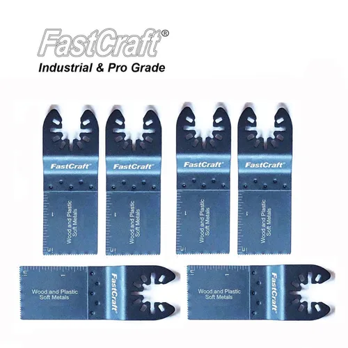Vista 5 de FastCraft - Hojas de sierra oscilantes de alta calidad, 40 piezas, se adapta a la mayoría de las marcas
