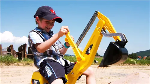 Vista 5 de Construcción manejable: excavadora de 360 grados / pala excavadora de rolly toys, para niños de a partir de 3 años