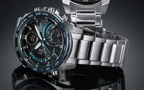 Vista 6 de CASIO EDIFICE ECB-900YDB-1BJF Cronógrafo de combinación digital a analógica modelo de bisel Bluetooth IPbanda de acero inoxidable azul