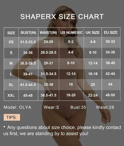 Vista 3 de SHAPERX Body tipo body Hugging para mujer, suave cuello redondo, traje de tanga