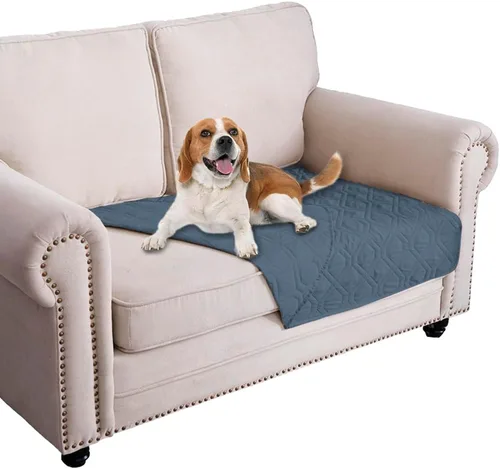 Vista 122 de Ameritex Manta Impermeable Reversible Cubierta para Cama de Perro Manta para Mascotas para Muebles Cama Sofá Sillón