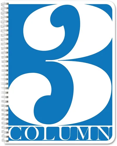 Vista 34 de BookFactory Libro de 2 Columnas/Cuaderno Columnar de Tapa Dura (Libro Columnar de Dos Columnas) Libro de Registro - Tapa Dura Laminada Suave al