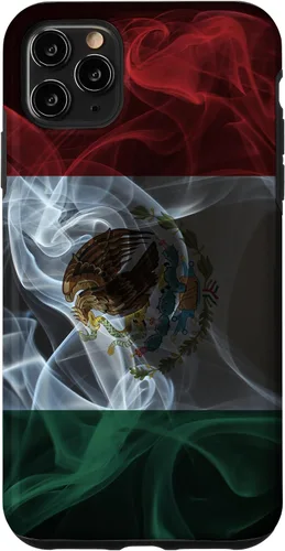 Vista 13 de Smoky Mexico Flag - Funda para iPhone 17 con diseño de orgullo mexicano ahumado