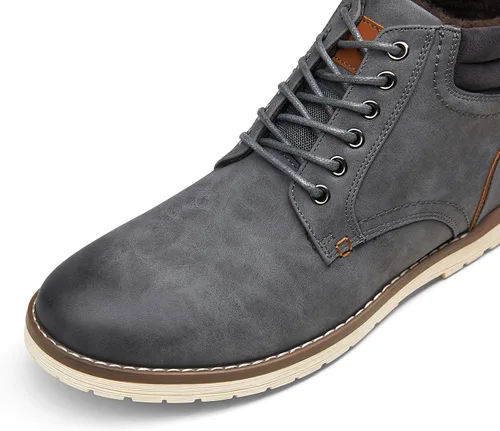 Vista 7 de Vostey - Botas de senderismo para hombre, de estilo casual, resistentes al agua, tipo chukka