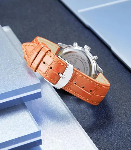Vista 5 de BINLUN Leather Watch Band Genuine Calfskin Replacement Watch Strap Quick Release Crocodile Pattern 10 Colors 13 Sizes for Men