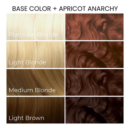 Vista 8 de Arctic Fox Tinte semipermanente para el cabello Apricot Anarchy, vegano, sin crueldad, sin amoníaco, 5.6 onzas líquidas
