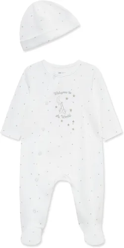 Vista 11 de Little Me Pijamas con Pies de Algodón Ropa de Dormir para Bebés Niños y Niñas Enterizo con Pies Verde