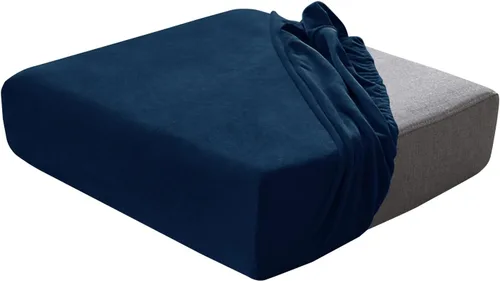 Vista 41 de Juego de fundas de cojín para asiento de sofá, fundas de cojín de terciopelo elástico, repuesto para cojines individuales con tela elástica Aguacate