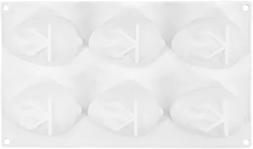 Vista 9 de Molde de silicona para pastel de conejo de 6 cavidades para mousse de chocolate, postre, jalea, pudín, helado, pastelería, pan, horno, herramientas