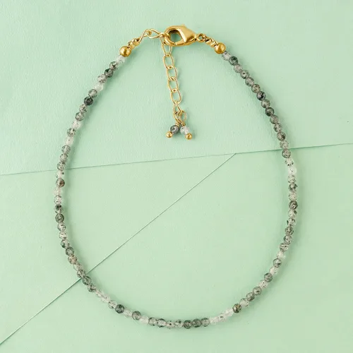 Vista 17 de Gemstone Beads Bracelet Gold 1
