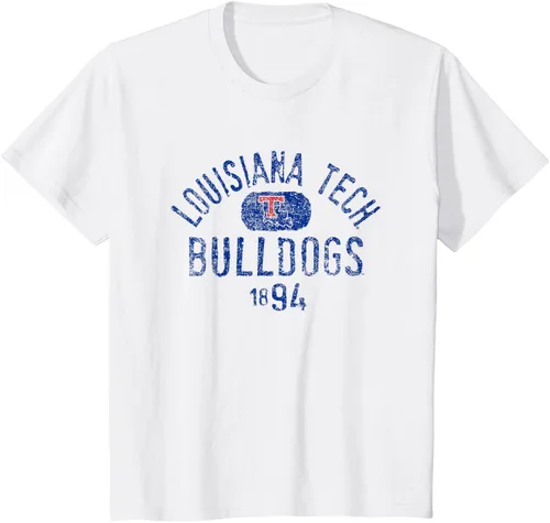 Vista 4 de Louisiana Tech Bulldogs Vintage 1894 - Camiseta con licencia