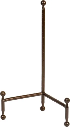 Vista 16 de Decorativo Placa De Trípode y el arte Soporte caballete acabado en negro – 11 pulgadas de altura