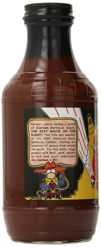 Vista 3 de Cowtown Salsa BBQ original, 18 oz