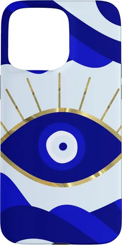 Vista 30 de Funda para iPhone 13 Pro Max Lava All Seeing Blue Evil Eye