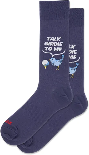 Vista 29 de Hot Sox Calcetines deportivos y atléticos divertidos para hombre, paquete de 1 par, regalos de moda novedosos y divertidos Por encima del par