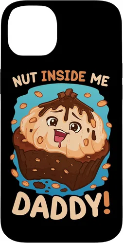 Vista 14 de Funda divertida para iPhone 13 Pro con diseño de tuerca de juego sucio Inside Me Daddy para mujer