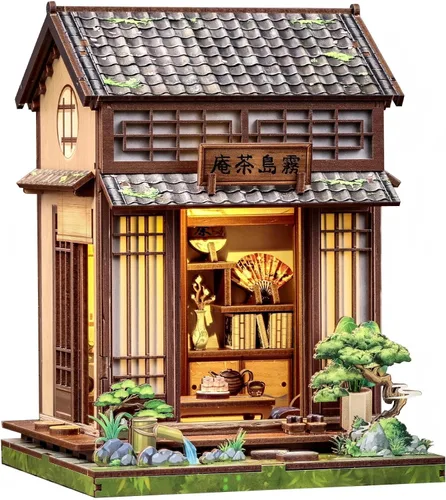 Vista 8 de Fsolis Japanese Book Nook Kit for Adults, Beika-cho Convenience Store Tienda de conveniencia Beika-cho
