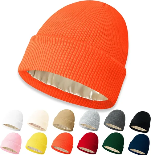 Vista 16 de NPQQUAN Beanie for Men Women Winter Hats for Mens Beanie Cuffed Knit Beanies Skull Cap