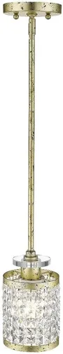 Vista 8 de Livex Lighting 50560-91 Gramercy Mini colgante de 1 luz, níquel cepillado