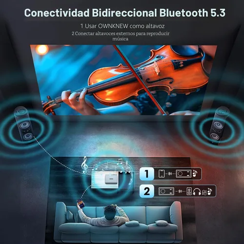 Vista 7 de [Enfoque eléctrico] Proyector de soporte 4K con WiFi6 y Bluetooth 5.3, proyectores exteriores para uso de video exterior, proyector de película