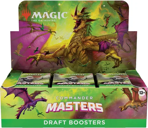 Vista 6 de Magic: The Gathering Commander Masters Draft Booster Box - 24 paquetes (480 tarjetas)
