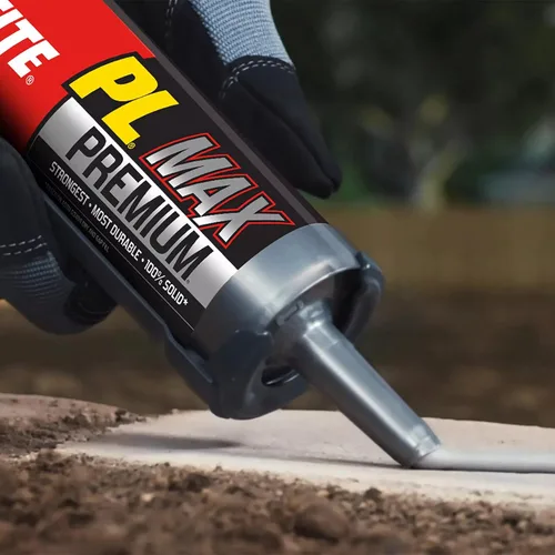 Vista 8 de Loctite PL Premium Max Adhesivo de construcción, cartucho de 9 onzas líquidas, 1 paquete, pegamento de construcción versátil para madera, hormigón