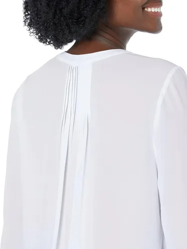 Vista 3 de NYDJ Women's Pintuck Blouse 34 Sleeve