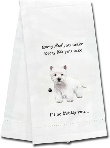 Vista 25 de E&S Imports Toalla de cocina de perro ganadero australiano Toalla de perro de ganado australiano
