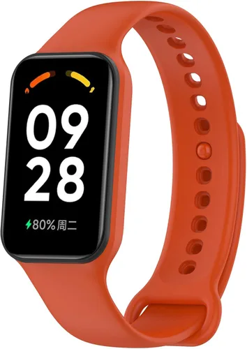Vista 7 de Compatible con Redmi Band 2 correas de reloj con funda protectora, correa de repuesto de silicona deportiva ajustable para Xiaomi Redmi Band 2 Rosado