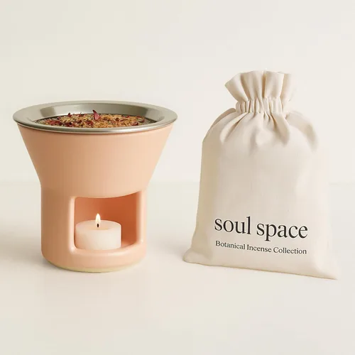Vista 10 de SOUL SPACE Incienso no tóxico Fragancia: Felicidad Alternativa natural a las varillas de incienso Vainilla, Opopanax, canela y vetiver