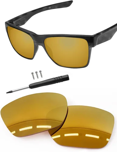 Vista 11 de 1.6MM Polarized Replacement Lenses & Accessories for Oakley TwoFace Family Sunglasses Iridium negro - Policarbonato polarizado