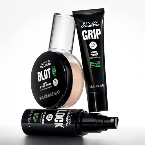 Vista 6 de Revlon ColorStay Grip Primer, matificante, difuminador y absorbente de aceite, absorbe sebo, difumina las imperfecciones y reduce la apariencia