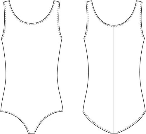 Vista 3 de Bloch - Maillot de tirantes dinámico Microlux para niñas, de baile Negro