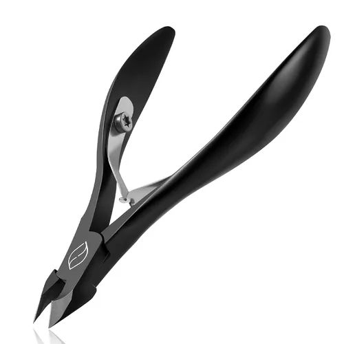 Vista 9 de FERYES - Corta cutículas con empujador, profesional 2 en 1, corta cutículas de 6 mm de mandíbula completa, herramienta de quitacutículas de acero