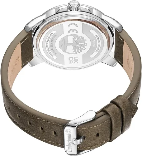 Vista 3 de Timberland Reloj analógico clásico de cuarzo de tres manecillas, Beige, Classic