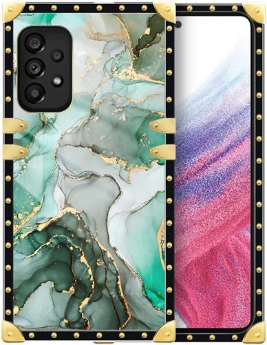 Vista 129 de Funda compatible con Samsung Galaxy A03S 4G, TPU suave de lujo y parte trasera de policarbonato duro para niñas y mujeres, funda protectora a prueba