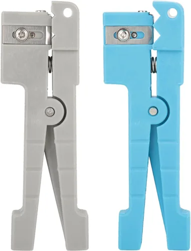 Vista 9 de Pelacables de fibra óptica para pelar cables coaxiales, herramienta cortadora de cables 45-163 + 45-162