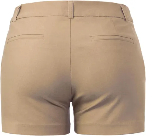 Vista 3 de MixMatchy Pantalones cortos casuales con puños y bolsillos para mujer