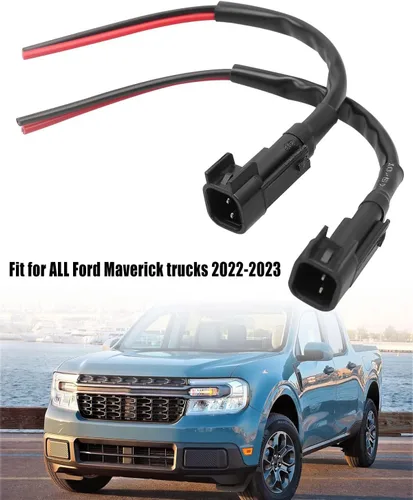 Vista 3 de Conector de alimentación de 12 V apto para Ford Maverick 2022-2023 Camión, enchufes de cama flexibles