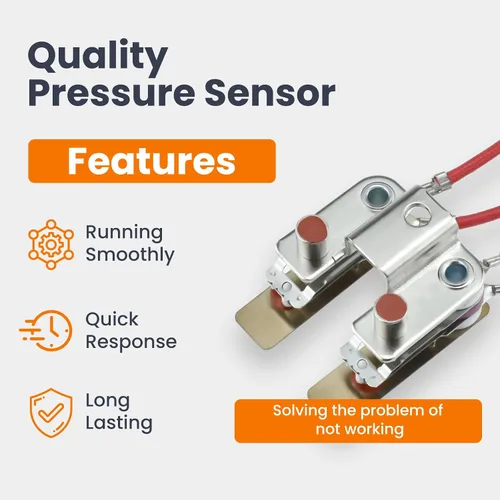 Vista 3 de Sensor de presión de 2 piezas para olla permanente, sensor de olla a presión o interruptor compatible con Cuisi-Nart Farber-Ware Gour-mia