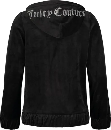 Vista 2 de Juicy Couture Girls' Plush Velour Pant and Hoodie Sweatshirt Seperates