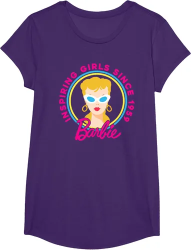 Vista 14 de Barbie - Camiseta inspiradora del 60 aniversario para niñas desde los 59 Negro