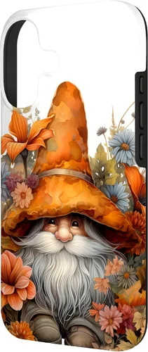 Vista 2 de Happy Fall Gnome Autumn Leaves Case for iPhone 17
