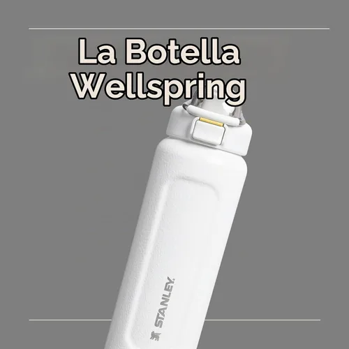 Vista 4 de STANLEY Botella Wellspring, 32 oz, Hammertone Black Hammertone Negro