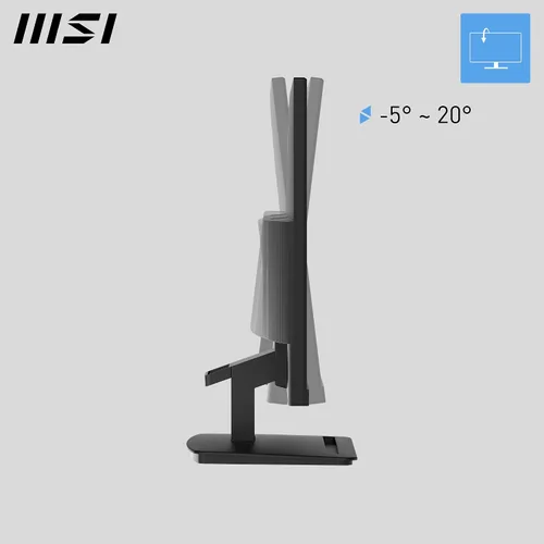 Vista 6 de MSI PRO MP243L E14 Monitor de oficina para juegos IPS 1920 x 1080 (FHD) de 24 pulgadas, 144Hz, Adaptive-Synch, listo para HDR, HDMI, puerto VGA