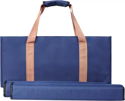Vista 9 de Bolsa de Mahjong vacía, Bolsa de Mahjong americana impresa en rosa con dos envolturas (Solo estuche)